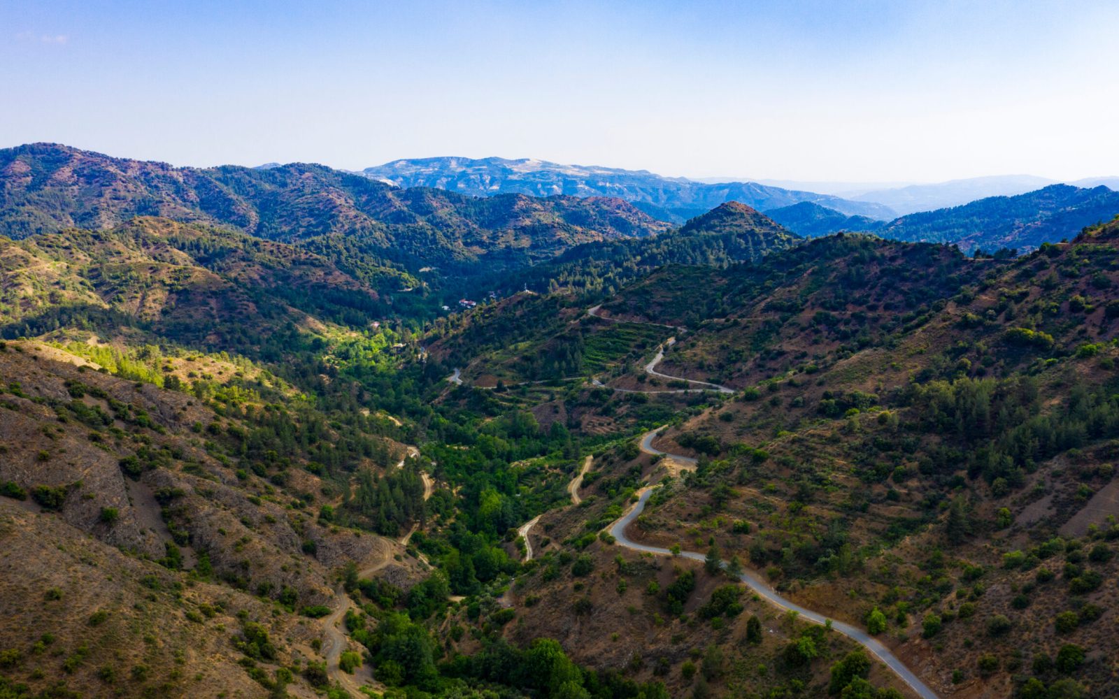Troodos,Mountains,Cyprus,,Aerial,Drone,Photo,,Picturesque,Place,For,Hiking